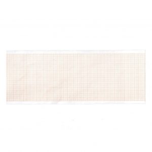 10 rotoli carta termica ecg contec 300g griglia arancio 80 mm x 20 m 4