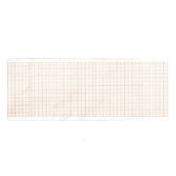 10 rotoli carta termica ecg contec 300g griglia arancio 80 mm x 20 m 4