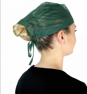 Cappellino monouso con lacci non scorrevoli tnt 100 pezzi