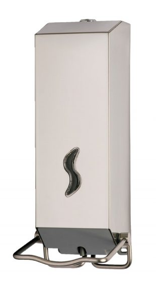 distributore di sapone liquido con sistema a gomito brinox 6