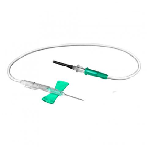 set per il prelievo ematico con ago a farfalla di sicurezza e con adattatore g21 30cm 50pz 01 6