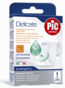 Cerotto Striscia Delicate bianca CM8X1M con antibatterico