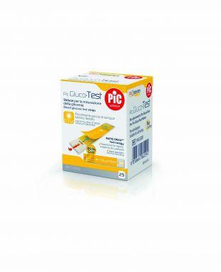 Strisce reattive GLUCOTEST 25 pz