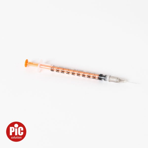 02071270300350 PIC INSULIN SYRINGE 1ML U100 G27X1 2 05