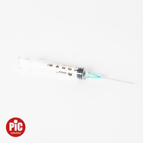 02075460300300 PIC SOLUTION SYRINGE 5ML G21X1 1 2 05 1