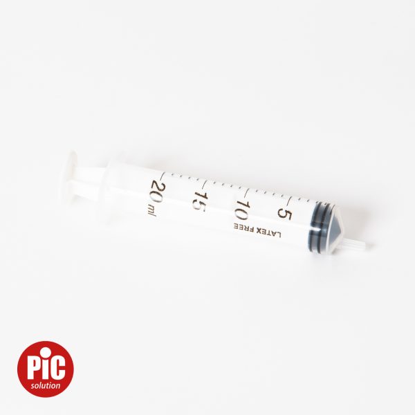 02077000090410 PIC SYRINGE 20 ML ECC. W OUT NEEDLE 04