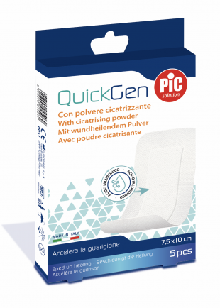 Cerotto Cicatrizzante con acido Ialuronico QuickGen 7,5x10 cm - 02010389000000