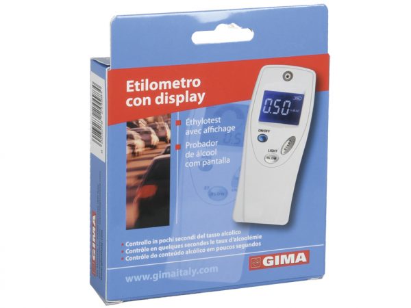 Etilometro con display alcoholimetro test
