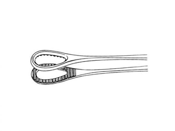 Pinze reggiteli Foerster 20 cm Anelli dentati - Image 2