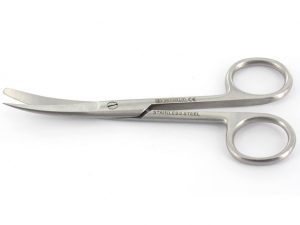 forbice curva punte alterne 20 cm strumento chirurgico - 02000090000000