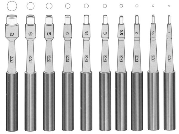 Curette Biopsia-Punch Kai diametro 1,5 mm 22611