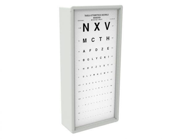 Ottotipo luminoso Monoyer - 3 metri 27381 -1