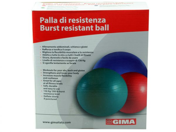 Palla resistente diametro 55 cm - rossa - 47102 - 2
