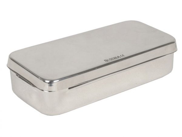 Scatola Acciaio Inox 18x8x4 cm 26653