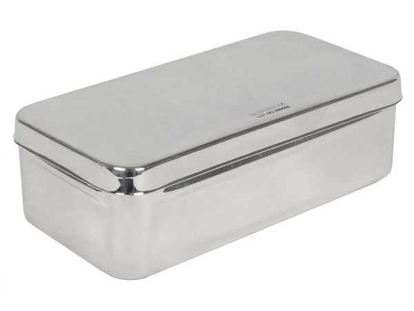 Scatola Acciaio Inox 20x10x6 cm 26654