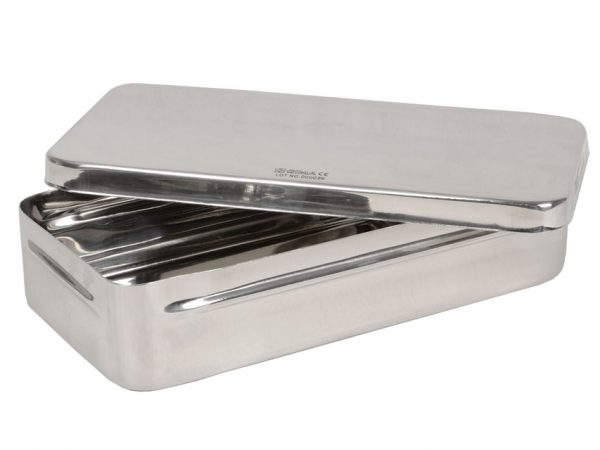 Scatola Acciaio Inox 25x12x6 cm 26655 -1