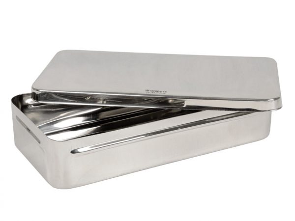 Scatola Acciaio Inox 30x15x6 cm 26656 -1