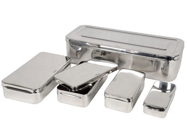 Scatola Acciaio Inox 30x15x6 cm 26656 -2