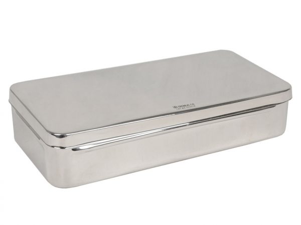 Scatola Acciaio Inox 30x15x6 cm 26656