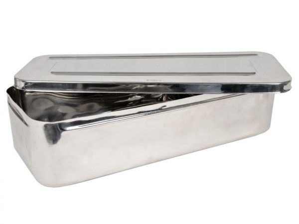 Scatola Acciaio Inox 50x20x10 cm 26657 -1