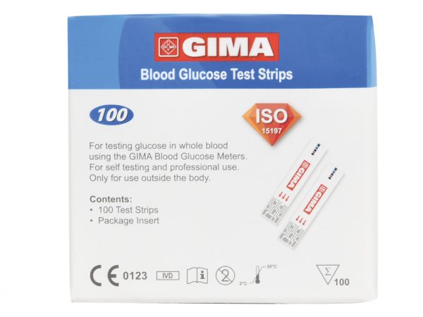 Strisce glucosio per Glucometro Gima autoanalise diabete -1