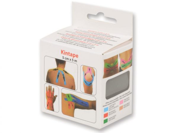 Taping kinesiologia 5 m x 5 cm nero 34745 2