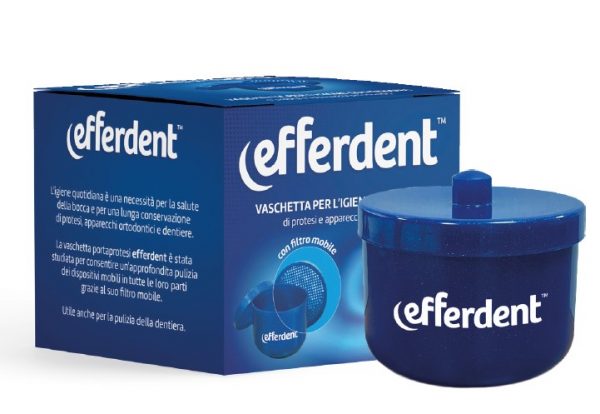 Efferdent Vaschetta Portaprotesi con filtro mobile 1