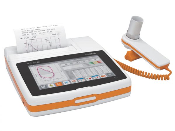 Spirolab Spirometro con display a colori, stampante e software