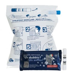 Test Alcolemico per alcool - etilometro portatile