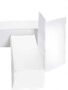 asciugamani piegati a v